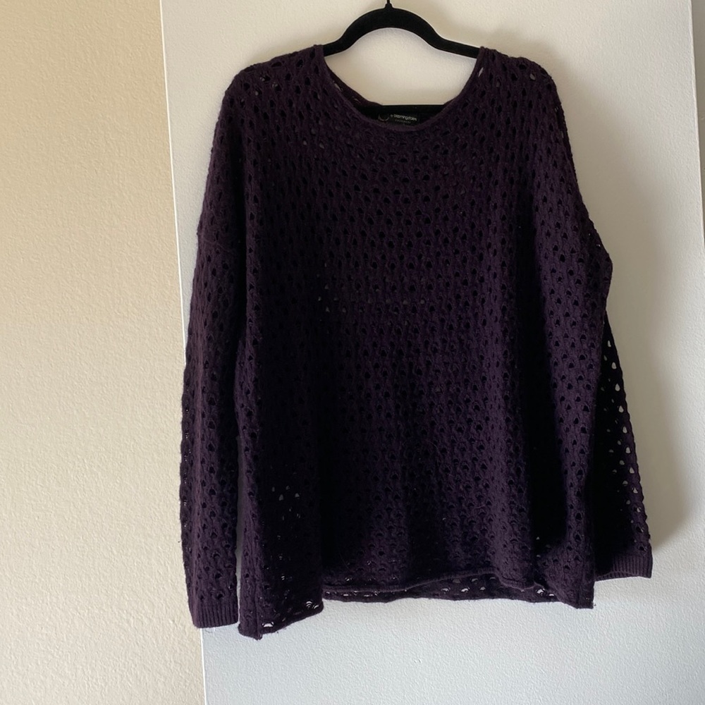Purple Cashmere Sweater